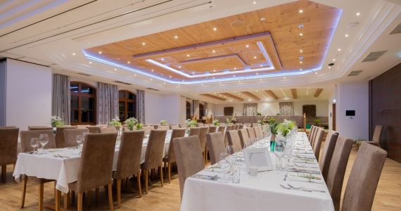Banquet hall at Hotel Gambswirt - for weddings and other festivities